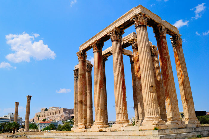 315 Temple of Olympian Zeus Athens DP marinaplug NEW!